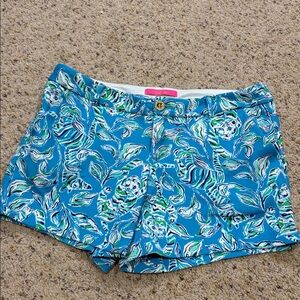 Lilly Pulitzer Turquoise Shorts 8